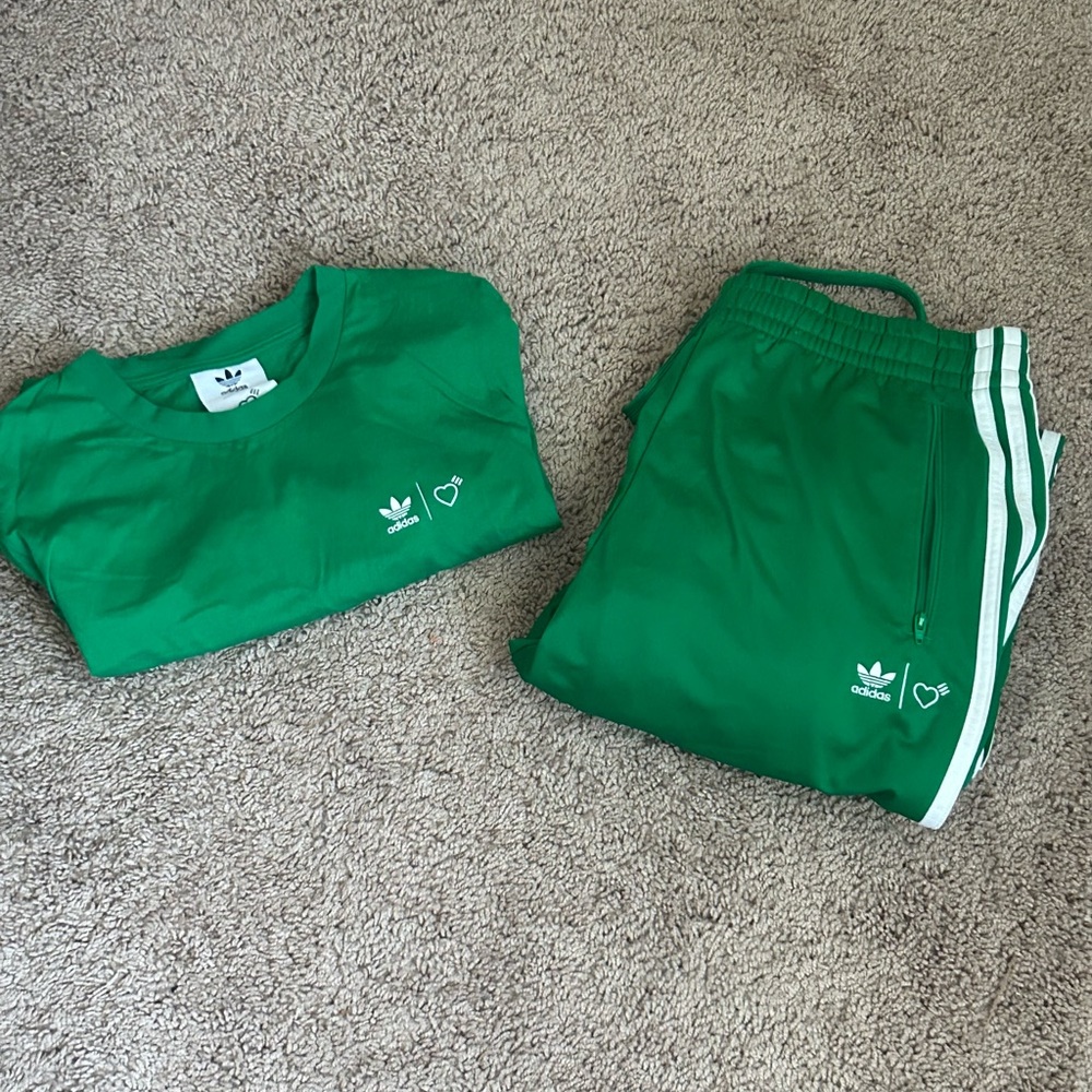 Pre Owned Human Made Adidas Shirt & Track Pants